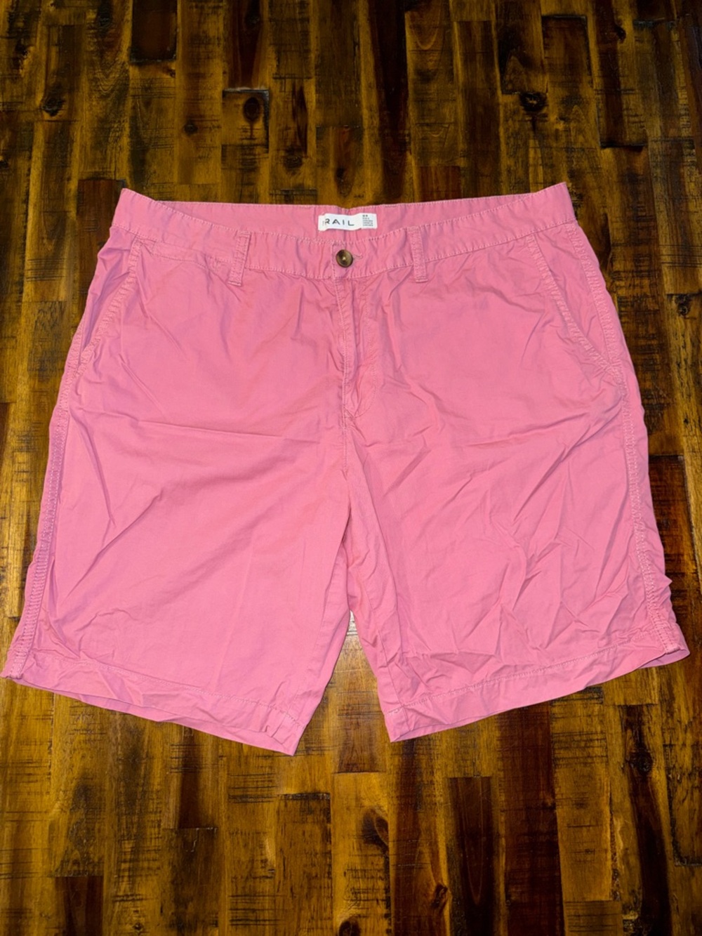 🍒 The Rail Chino pink shorts men's sz 38. 100% cotton party casual beach